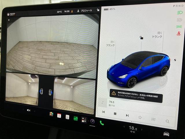 Model YデュアルモーターAWD ロングレンジ ムーンルーフ/シートヒーター/ステアリングヒーター/レーンキープアシスト/アダプティブクルーズコントロール/サイドカメラ/バックカメラ/LEDヘッドライト/AppleCarPlay/ETC 内装他