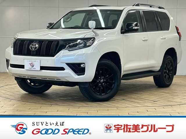 トヨタランドクルーザープラドTX Lパッケージ マットブラックエディション サンルーフ/3列7人/アルパイン9型ナビ/ルーフレール/特別仕様車/黒革シート/シートヒーター/シートクーラー/レーダークルーズコントロール/パワーシート/オートハイビーム/ドライブレコーダー 外観