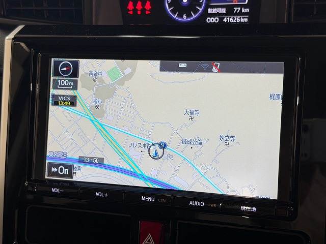 ルーミーカスタムG-T 純正9型ナビ/バックカメラ/衝突軽減ブレーキ/レーンキープアシスト/クリアランスソナー/クルーズコントロール/Bluetooth/CD.DVD再生/ETC/LEDヘッドライト 内装他