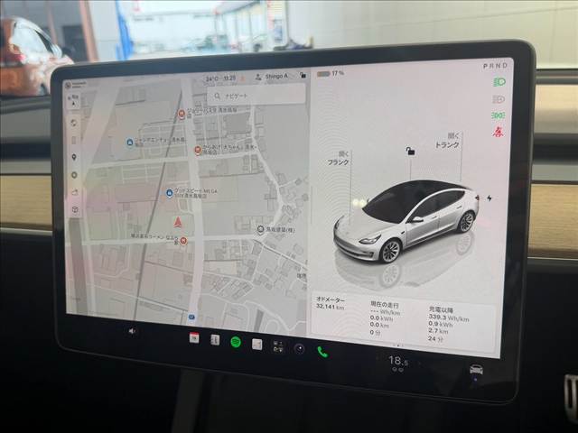 Model 3ロングレンジ AWD 上海モデル/Ryzen搭載/黒革シート/シートヒーター/ステアリングヒーター/バックカメラ/サイドカメラ/レーダークルーズコントロール/レーンキープアシスト/LEDヘッドライト/ETC2.0 内装他