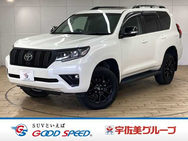 トヨタランドクルーザープラドＴＸ“Ｌパッケージ・Ｍａｔｔ　Ｂｌａｃｋ　Ｅｄｉｔｉｏｎ”　サンルーフ／ルーフレール／全周囲カメラ／ベンチレーション／ＥＴＣ２．０ 外観