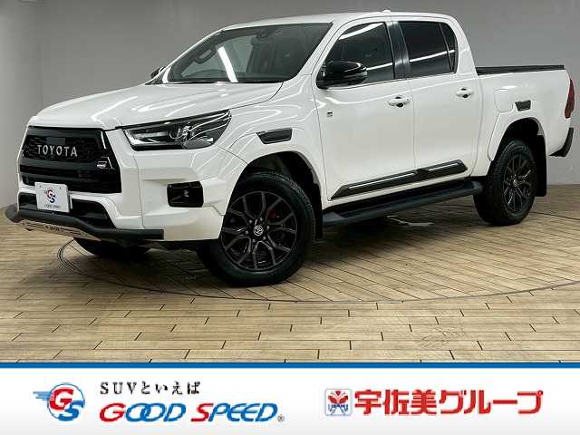 トヨタハイラックスＺ　ＧＲスポーツ　ワンオーナー／トノカバー／ベッドライナー／ＪＡＯＳスキッドバー／全周囲カメラ／レーダークルーズコントロール／ハーフレザーシート／パドルシフト／ＥＴＣ／純正ディスプレイオーディオ／パワーシート