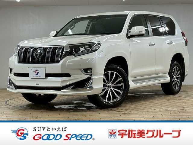 トヨタランドクルーザープラドＴＸ　Ｌパッケージ　モデリスタエアロ／サンルーフ／マルチナビ／全周囲カメラ／フルセグＴＶ／黒革／シートヒーター／ベンチレーション／アダクティブクルーズコントロール／オートマチックハイビーム／クリアランスソナー／ＬＥＤ