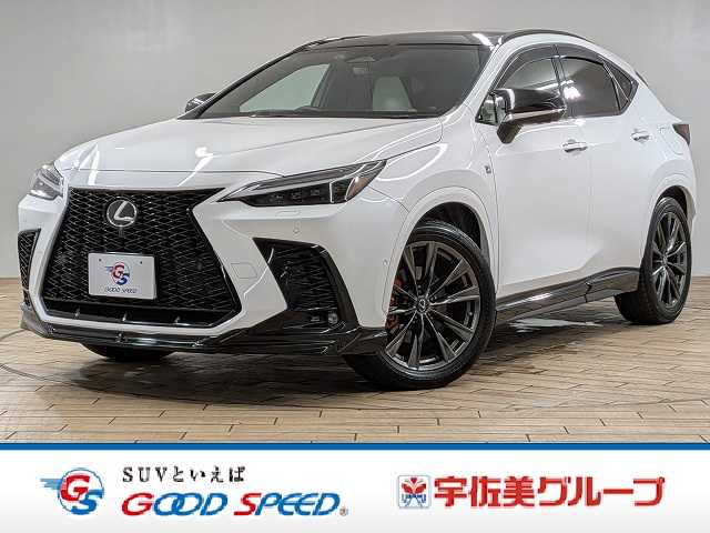 レクサスNXＮＸ３５０ｈ　Ｆスポーツ　ＴＲＤエアロ／マークレビンソン／パノラマルーフ／オレンジキャリパー／黒革／シートヒーター／ベンチレーション／アダクティブクルーズコントロール／ブラインドスポットモニター／パワーシート／電動リアゲート