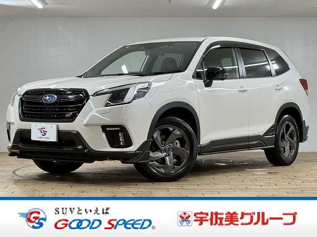 スバルフォレスターＳＴＩスポーツ　ワンオーナー／ＳＴＩエアロ／８型ダイアトーンナビ／視界拡張／バックカメラ／サイドカメラ／フロントカメラ／レーダークルーズコントロール／デジタルインナーミラー／ブラインドスポットモニター／電動リヤゲート