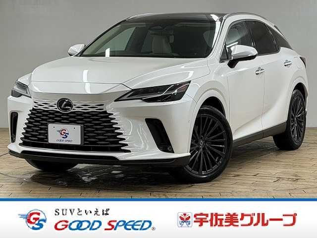 レクサスRXＲＸ３５０ｈ　バージョンＬ　パノラマルーフ／純正２１インチアルミホイール／三眼ＬＥＤヘッドライト／デジタルインナーミラー／ブラインドスポットモニター／ヘッドアップディスプレイ／シートクーラー／シートヒーター／レーダークルーズ