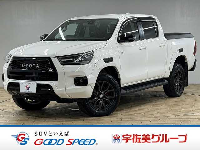 トヨタハイラックスZ GRスポーツ ワンオーナー/ハードトノカバー/ベットライナー/純正ディスプレイオーディオ/全周囲カメラ/レーダークルーズコントロール/クリアランスソナー/パドルシフト/パワーシート/ハーフレザーシート 外観