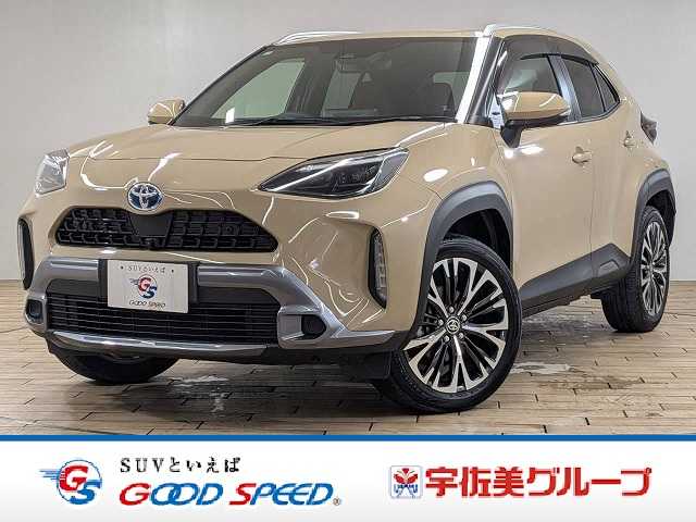 トヨタヤリスクロスハイブリッドZ アドベンチャー ハンズフリーパワーバックドア/純正8インチディスプレイオーディオ/パノラミックビューモニター/アクセサリーコンセント/ブラインドスポットモニター/ヘッドアップディスプレイ/シートヒーター/パワーシート 外観