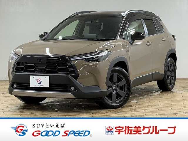 トヨタ カローラクロス ハイブリッド Z アドベンチャー 60周年記念特別仕様車/パノラマルーフ/アダプティブハイビーム/寒冷地仕様/スペアタイヤ/ハンズフリーパワーバックドア/ワイヤレス充電/LEDリヤフォグランプ/特別塗装色/デジタルインナーミラー 外観