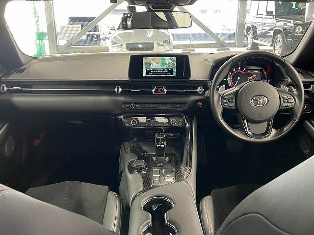 トヨタスープラSZ-R JBLサウンド/シートヒーター/パワーシート/ヘッドアップディスプレイ/ブラインドスポットモニター/純正18インチアルミ/レーダークルーズコントロール/レーンキープアシスト/ハーフレザー/ETC車載器 内装他