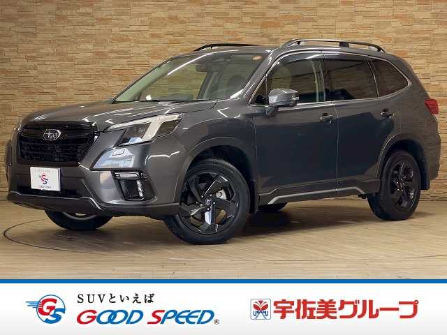 スバルフォレスタースポーツ　メーカ８インチナビＴＶ　電動リアゲート　ＢＳＭ　ＬＥＤヘッドライト　ルーフレール　シートヒーター　ハーフレザー　ビルトインＥＴＣ　パドルシフト　メモリー付パワーシート　ステアリングヒーター