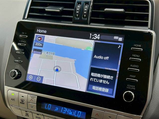 ランドクルーザープラドTX Lパッケージ モデリスタエアロ/追従クルコン/8型メーカーナビ/オートマハイビーム/スマートキープッシュ/シートヒーター/シートベンチレーション/全周囲カメラ/社外デジタルインナーミラー/BSM/ETC 内装他