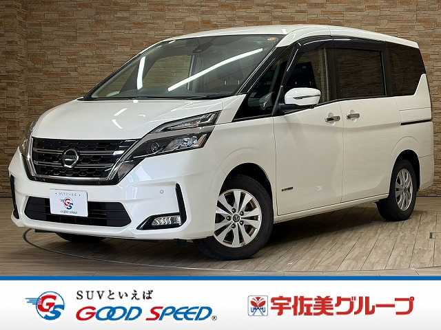 日産セレナＧ　禁煙車／全周囲カメラ／デジタルインナーミラー／純正ナビ地デジ／後席モニター／ブラインドスポットモニター／クルーズコントロール／オートエアコン／オートライト／プッシュスタートスマートキー／ＥＴＣ