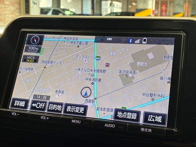 C-HRハイブリッド　Ｇ　モデリスタエアロ／９型ナビ／バックカメラ／ＥＴＣ／トヨタセーフティーセンス／Ｂｌｕｅｔｏｏｔｈ／クリアランスソナー／衝突軽減／レーンキープ／ブラインドスポットモニター／シートヒーター／フルセグ 内装他