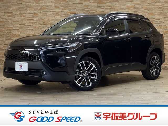 トヨタカローラクロスHYBRID Z ガラスルーフ/全周囲カメラ/ベンチレーション/カープレイ/LEDヘッド/純正18インチアルミ/電動リアゲート/AC100V/セーフティセンス/AppleCarplay/ブラインドスポットモニター 外観