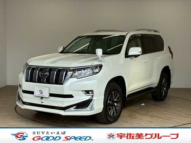 トヨタランドクルーザープラドＴＸ　Ｌパッケージ　モデリスタエアロ　サンルーフ　アルパインナビ　追従式クルーズコントロール　クリアランスソナー　パワーシート　シートベンチレーション　シートヒーター　オートマチックハイビーム　ステアリングスイッチ