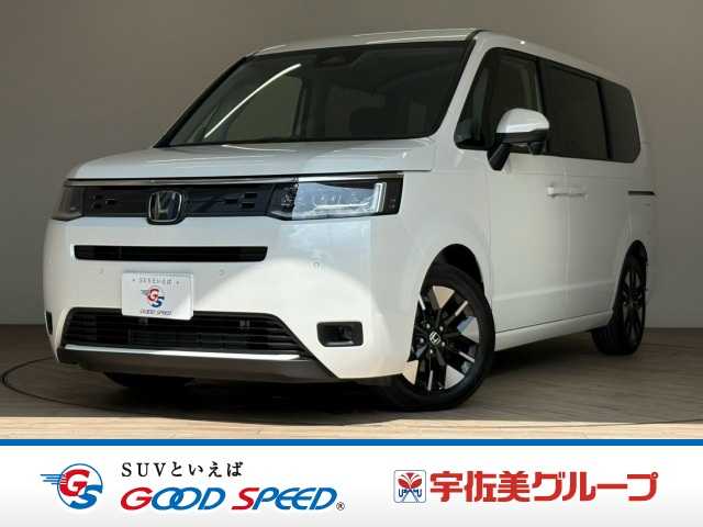 ホンダステップワゴンAIR 未使用車/ホンダセンシング/両側電動スライドドア/ブラインドスポットモニター/ブレーキホールド/LEDヘッドライト/オートライト/レーダークルーズコントロール/USB入力端子/後席サンシェード/LED 外観