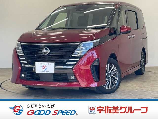 日産セレナハイウェイスターＶ　本土仕入／コネクトナビ／全周囲／プロパイロット／ＡｐｐｌｅＣａｒＰｌａｙ／レーダクルーズコントロール／デジタルインナーミラー／両側電動スライドドア／レーンキープアシスト／ワイヤレス充電／ＥＴＣ